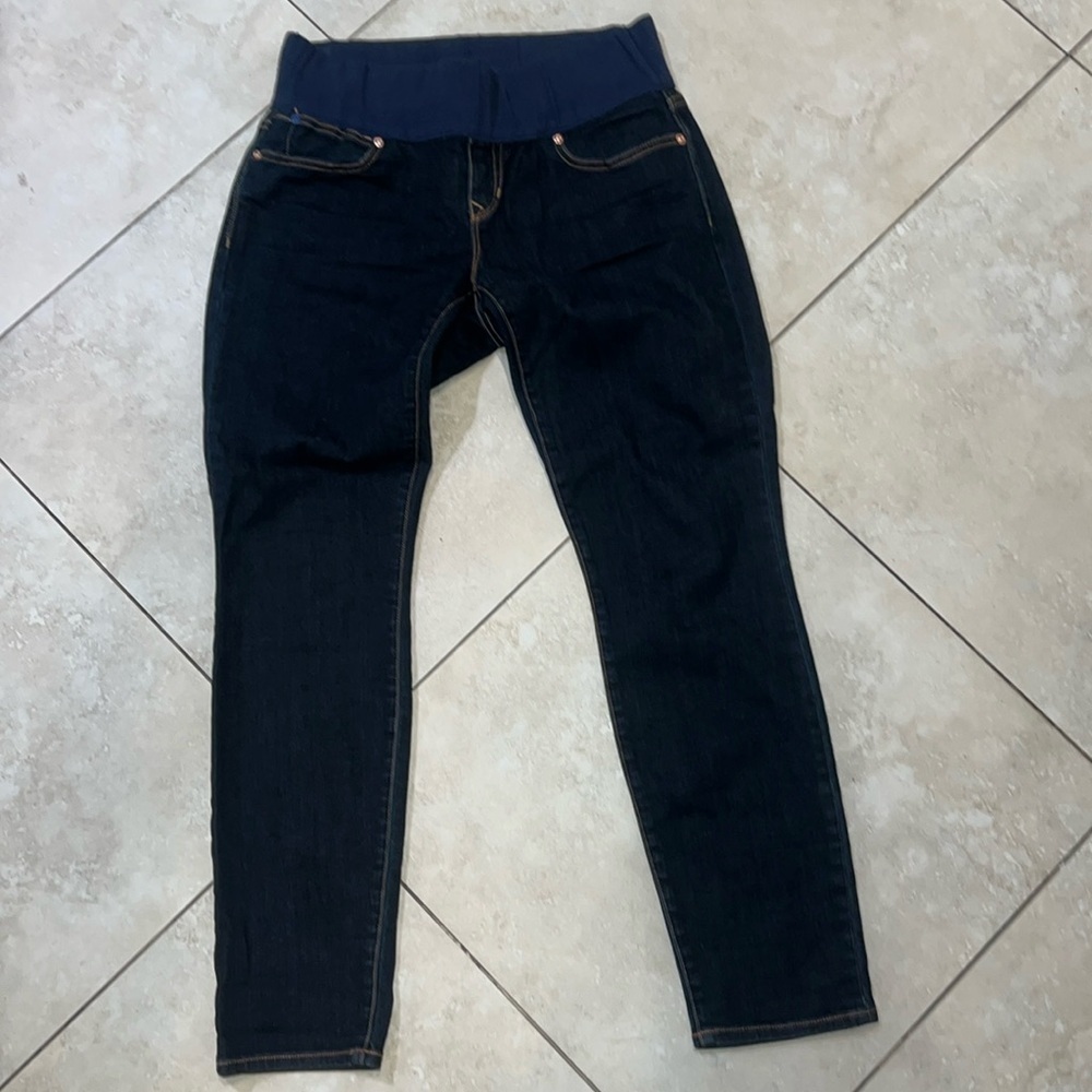 GAP Maternity Always Skinny Dark Rinse Jeans Size 28